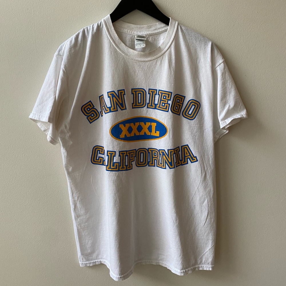 San Diego California Graphic Tee - White